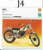 Mk1139 motorkaart ossa 250 cc mick andrews replica ( 1970 ), Ophalen of Verzenden, Zo goed als nieuw, Auto's