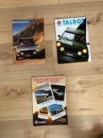 Talbot Matra Rancho folders en Murena poster, Overige merken, Ophalen of Verzenden, Zo goed als nieuw