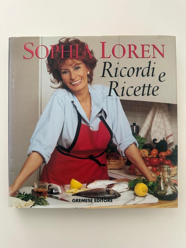 Sophia Loren Ricordi e Ricette - Italiaans, Boeken, Kookboeken, Nieuw, Voorgerechten en Soepen, Hoofdgerechten, Taart, Gebak en Desserts