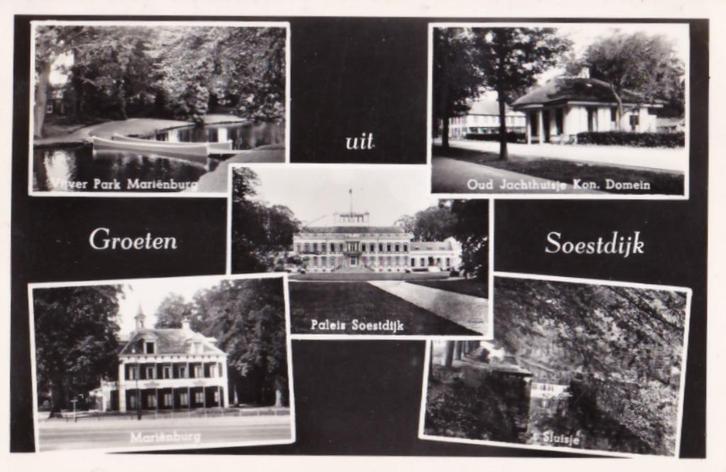 Soestdijk, groeten, Verzamelen, Ansichtkaarten | Nederland, Gelopen, Utrecht, Ophalen of Verzenden