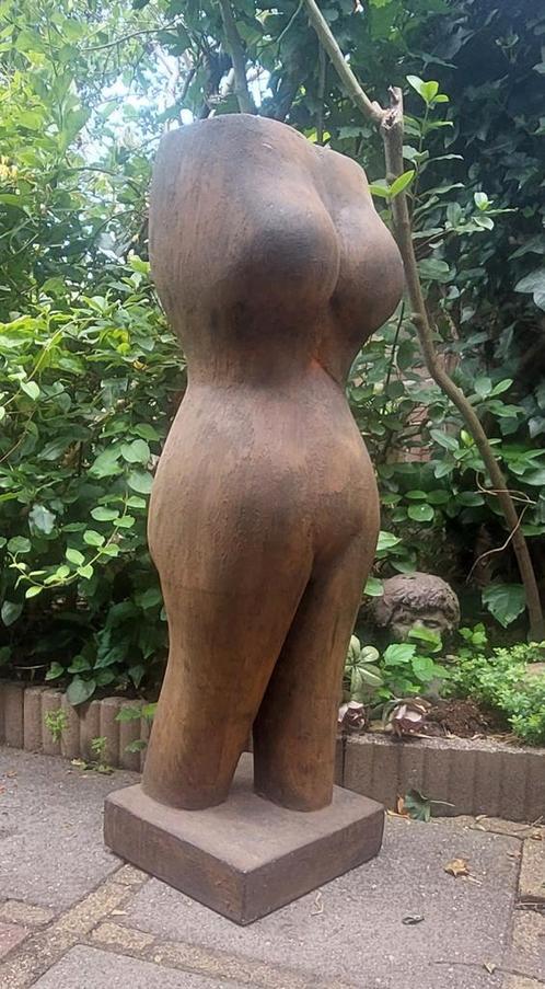 Beeld vrouwelijk naakt, brons look, Antiek en Kunst, Kunst | Beelden en Houtsnijwerken, Ophalen