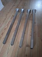 4x Ikea Utby tafelpoten, Tafelpoot, Minder dan 50 cm, Metaal, Zo goed als nieuw