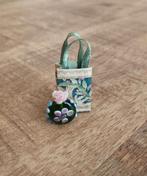 LEUK TASJE MET FLESJE VOOR POPPENHUIS 1:12, Ophalen of Verzenden, Nieuw, Poppenhuis