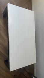 Hoogglans Salontafel Wit/Zwart, Kunststof, 100 tot 150 cm, Ophalen of Verzenden, Zo goed als nieuw