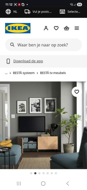 Ikea Besta TV Meubel - afbeelding 4