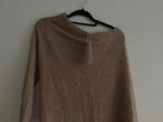 Asymmetrische jurkje, gebreide stof, Kleding | Dames, Jurken, Maat 38/40 (M), Bruin, Verzenden, Nieuw