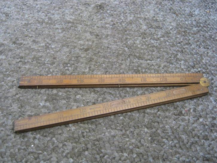 Duimstok. 3 feet. Boxwood. made in England, Antiek en Kunst, Antiek | Gereedschap en Instrumenten, Verzenden