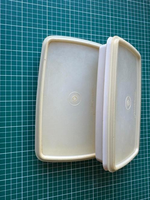 Twee vleeswaren dozen van Tupperware, Huis en Inrichting, Keuken | Tupperware, Zo goed als nieuw, Ophalen of Verzenden