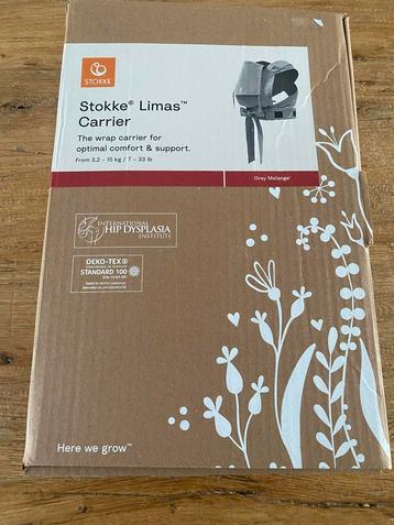 Stokke Limas Carrier Draagzak - Grijs Melange beschikbaar voor biedingen