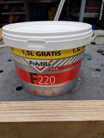 Polyfilla Pro F220 - Vulmiddel - Nieuw 4 liter beschikbaar voor biedingen