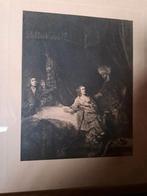 Gravure grafiek Rembrandt, Antiek en Kunst, Kunst | Etsen en Gravures, Ophalen of Verzenden