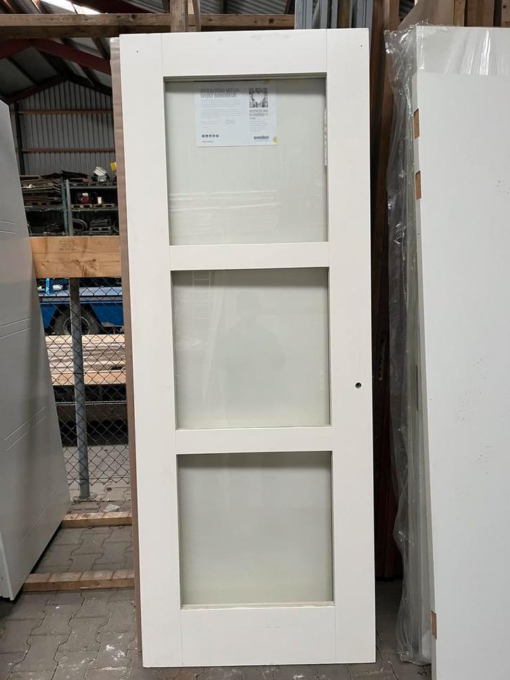 Binnendeur stomp 231,5 x 88, Doe-het-zelf en Verbouw, Deuren en Horren, Zo goed als nieuw, Binnendeur, 215 cm of meer, 80 tot 100 cm