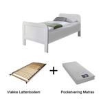 Actie 1 - Seniorenbed met vlakke bodem en matras - Wit, Huis en Inrichting, Slaapkamer | Bedden