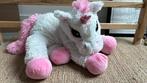 Unicorn paard roze wit grote knuffel, Kinderen en Baby's, Ophalen of Verzenden, Zo goed als nieuw