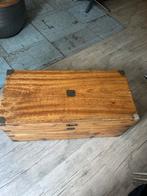 Vintage Houten Hutkoffer, Huis en Inrichting, Woonaccessoires | Kisten, Ophalen, Gebruikt, 50 tot 100 cm, Minder dan 50 cm