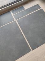 2x 1m2 Therdex PVC vloertegel Stone (betonlook)+ reststukken, Huis en Inrichting, Stoffering | Vloerbedekking, Ophalen, Betonlook