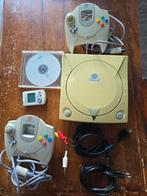 Sega Dreamcast, Spelcomputers en Games, Spelcomputers | Sega, Ophalen of Verzenden, Met 2 controllers, Saturn of Dreamcast