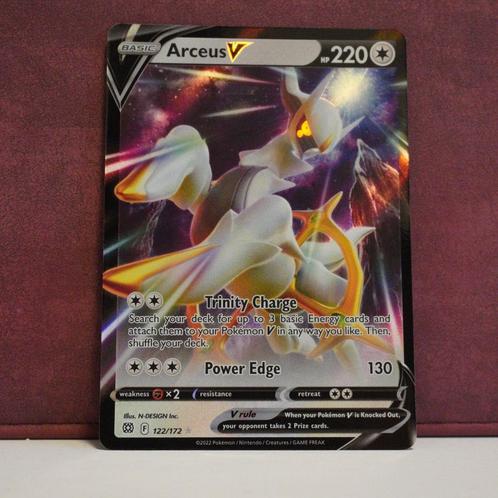 Arceus V 122-172 Brillaint Stars Pokémon Kaart, Hobby en Vrije tijd, Verzamelkaartspellen | Pokémon, Nieuw, Losse kaart, Verzenden