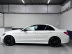 Mercedes-Benz C-klasse 180 Business Solution AMG Line Carpla, Euro 6, Leder en Stof, Wit, Bedrijf