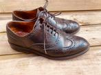 Van Bommel zwart leren brogues maat 8/42 G, Zwart, Ophalen of Verzenden, Gedragen, Veterschoenen