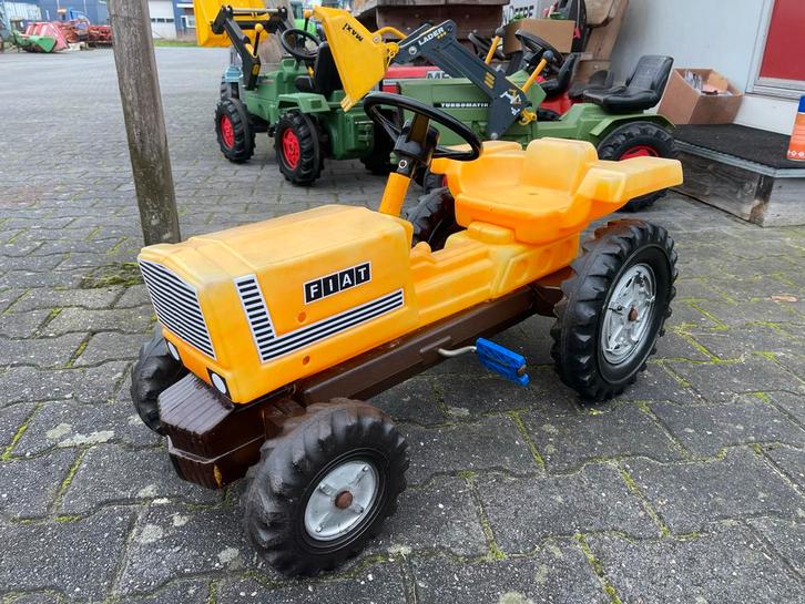 Zeldzame Oude Fiat Traptrekker - Ampafrance, Kinderen en Baby's, Speelgoed | Buiten | Voertuigen en Loopfietsen, Gebruikt, Trapvoertuig