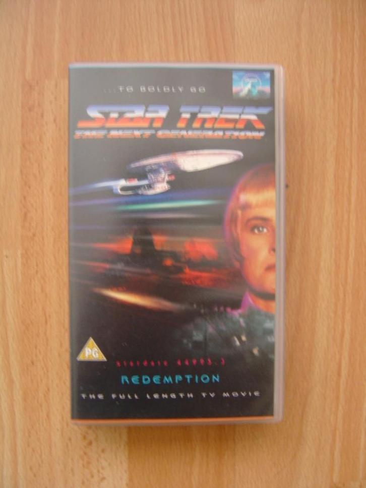 VHS Star Trek The Nex Generation: Redemption (Import versie), Cd's en Dvd's, VHS | Film, Zo goed als nieuw, Science Fiction en Fantasy