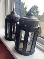 2 lantaarns, Tuin en Terras, Buitenverlichting, Staande lamp, Ophalen of Verzenden, Zo goed als nieuw, 50 tot 250 watt