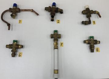 7 stuks taconova taco pentec TM200 mengventiel mengkraan beschikbaar voor biedingen