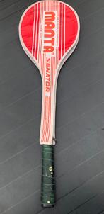 Vintage Manta Senator graphite squash racket, Sport en Fitness, Squash, Ophalen, Zo goed als nieuw, Racket, Met hoes