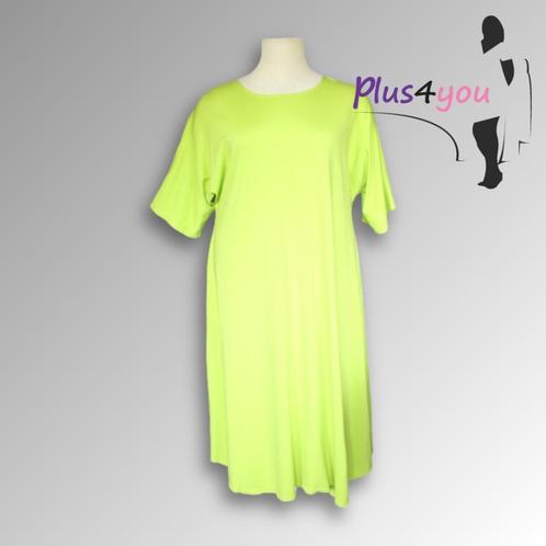 30293 Zgan A lijn jurk  mt 54/56  E06, Kleding | Dames, Grote Maten, Zo goed als nieuw, Jurk, Groen, Ophalen of Verzenden