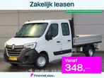Renault Master 150PK Open Laadbak Dubbel Cabine 150PK Airco, Stof, Gebruikt, Euro 6, 4 cilinders