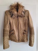 Leren jasje Guess maat S, Guess, Beige, Ophalen of Verzenden, Jasje