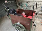 Fietsfabriek bakfiets met regentent, zonnedoek, kussens, Fietsen en Brommers, Fietsen | Bakfietsen, Ophalen, Gebruikt, 4 kinderen of meer