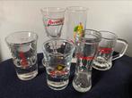 6 Verschillende Berentzen Apfelkorn glaasjes., Verzamelen, Glas en Borrelglaasjes, Ophalen of Verzenden, Zo goed als nieuw, Borrel- of Shotglas