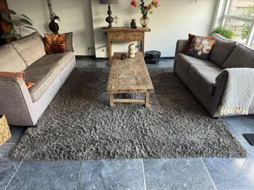 Taupe/grijs Vloerkleed 250x280 cm beschikbaar voor biedingen