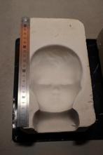 Gietmal Poppenhoofd Gietklei, Ophalen of Verzenden, Gebruikt, Materiaal