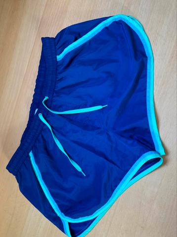 Italiaanse zwemshort running short met binnen broek m blauw beschikbaar voor biedingen