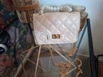 Elegant handtasje met parels, Ophalen, Nieuw, Beige, Handtas