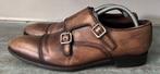 Fratelli Borgioli. Italiaanse leren schoenen.  Mt 42., Bruin, Fratelli Borgioli, Ophalen of Verzenden, Gespschoenen