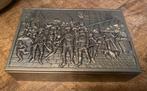 Vintage doosje met afbeelding van Nachtwacht, Ophalen of Verzenden, Zilver