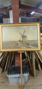 Mooi schilderij plaat met glas ervoor en hele mooie lijst, Huis en Inrichting, Woonaccessoires | Lijsten, Ophalen of Verzenden