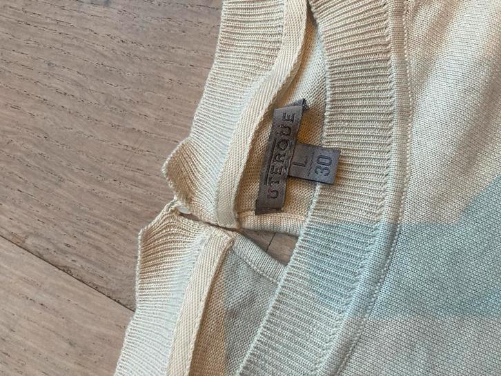 Uterque trui maat L - Mooie details!, Kleding | Dames, Truien en Vesten, Gedragen, Maat 38/40 (M), Ophalen of Verzenden