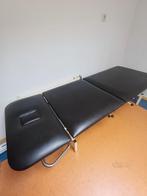 Hydraulische massage tafel. Zwart., Ophalen, Zo goed als nieuw, Massagetafel