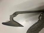 10kg ploegschaar anker. Verzinkt met ketting, Watersport en Boten, Ophalen, Zo goed als nieuw
