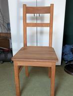 Teakhouten eetkamerstoelen, Huis en Inrichting, Stoelen, Ophalen, Bruin, Zo goed als nieuw, Vier