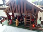Complete Kerststal met kerstgroep, Ophalen of Verzenden, Gebruikt