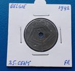 België 25 centimen 1942 (VL-FR), Postzegels en Munten, Munten | België, Verzenden, Overig, Losse munt