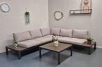 Mooie loungeset / tuinset met hoekbank en tafel 250x250, Ophalen, Gebruikt, ., Bank