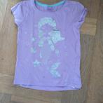 zgan lila shirtje met "zilveren" zeemeermin maat 122, Kiki Koko, Meisje, Ophalen of Verzenden, Zo goed als nieuw