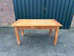 Te koop teak koloniaal tafel, Ophalen, Gebruikt, Rechthoekig, Teakhout